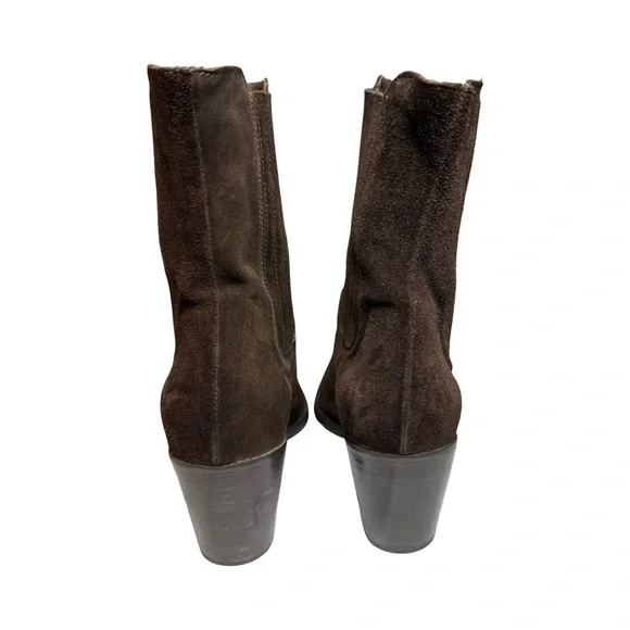 Donna Piu Suede Western Boots Made in Italy Size 41 (US 10.5–11) - Picture 3 of 9